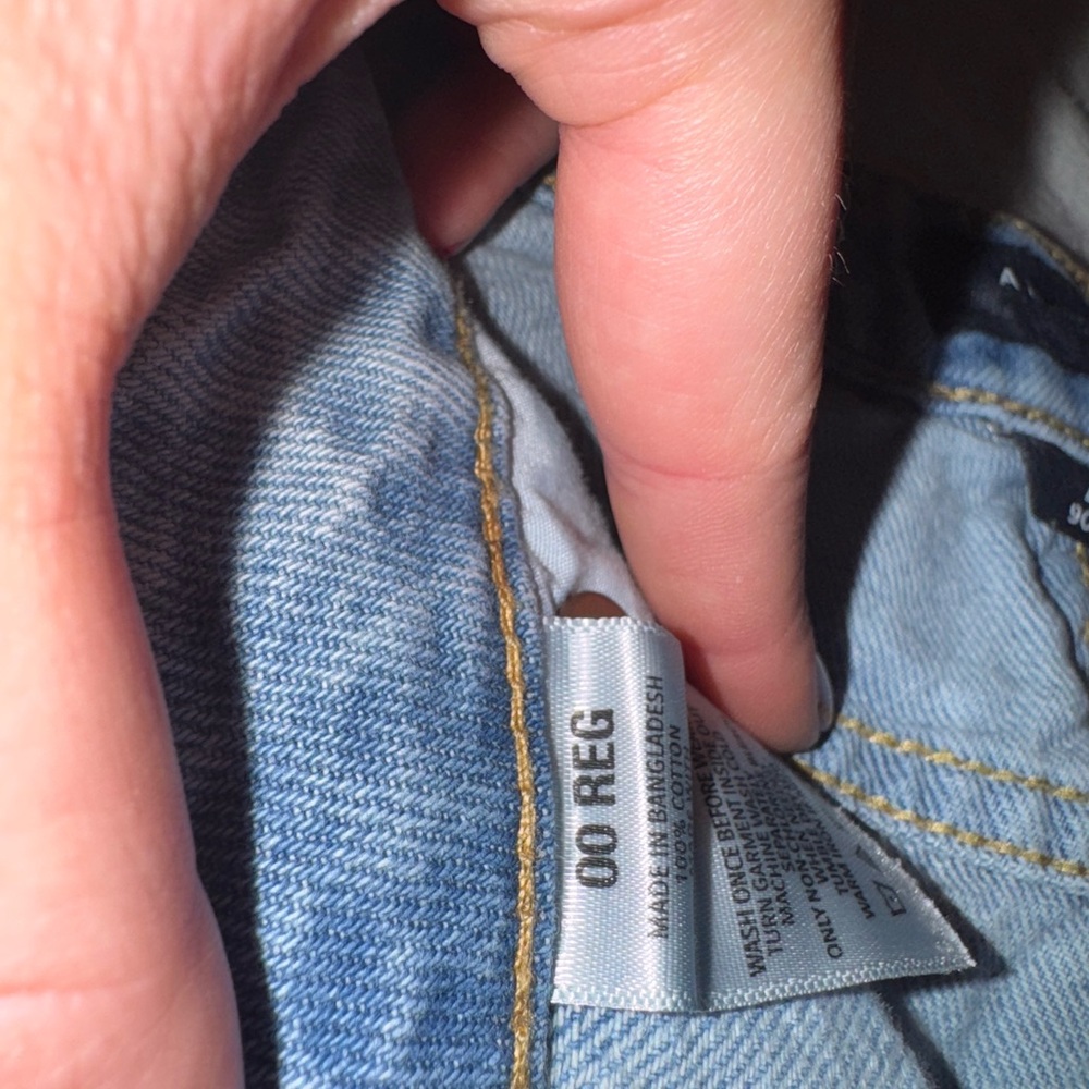 Low rise Aeropostale light blue Straight Leg Jeans - Picture 4 of 4